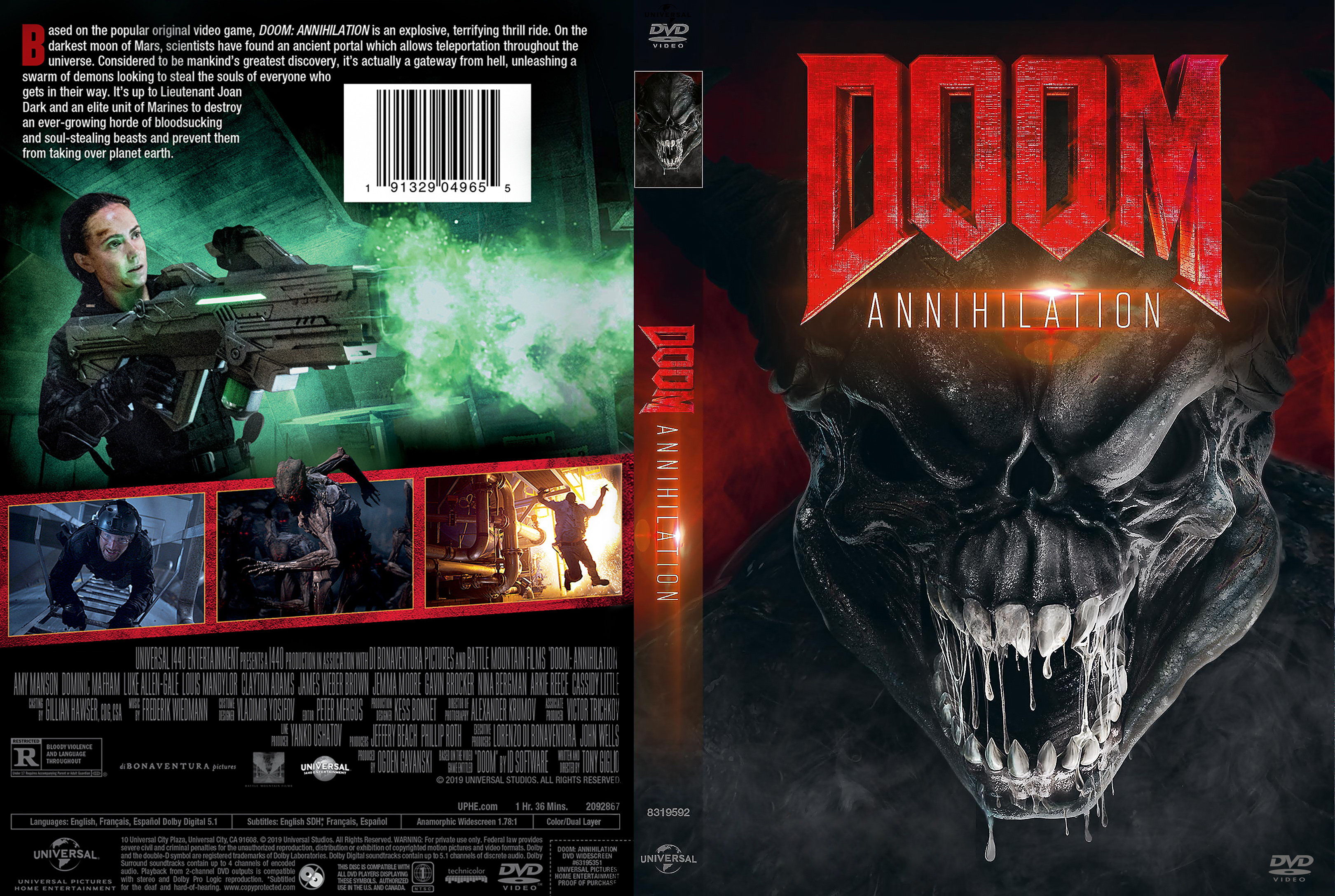 Doom Annihilation 2019 Front DVD Covers Cover Century